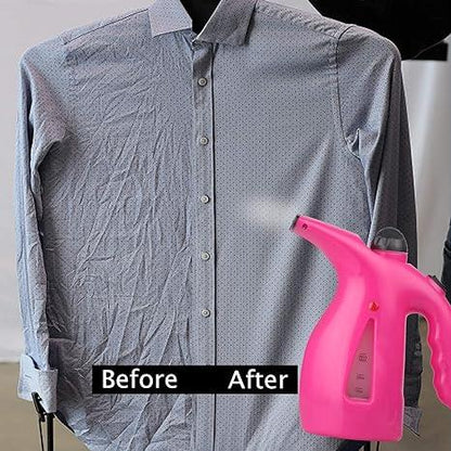 Portable Garment & Facial Steamer – Fast Heat-Up (Multicolour)